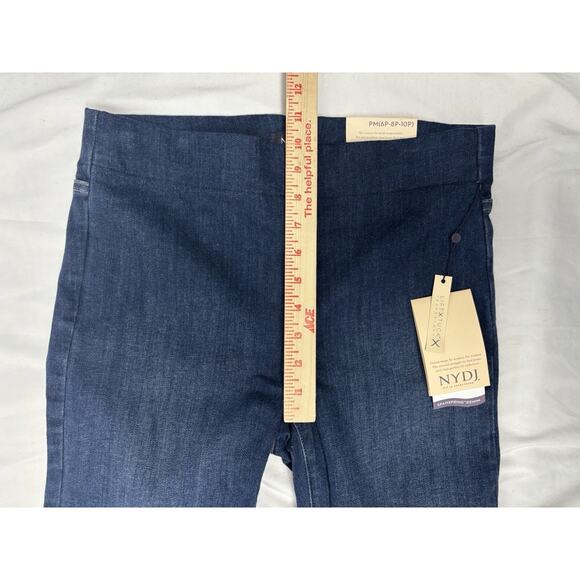 NYDJ Jeans Women’s PM (6P-8P-10P) Pull On Marilyn Straight Lift Tuck Denim NWT - Picture 4 of 7